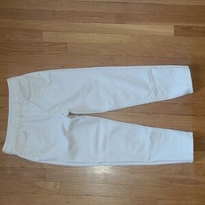 Reiss Raven Beige Crop Jeans